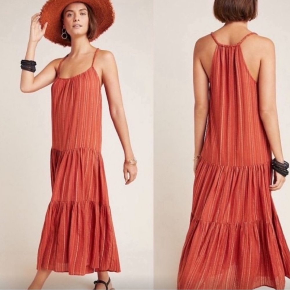 Anthropologie X Frye • Alyssa Racerback Maxi Dress • Size L